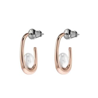 Půvabné pozlacené náušnice s pravými perlami Agnethe SKJ1747791 Skagen