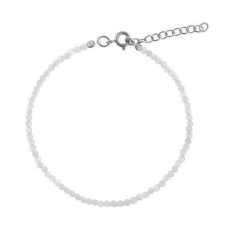 Korálkový náramek z měsíčního kamene AJKNR004 Again Jewelry