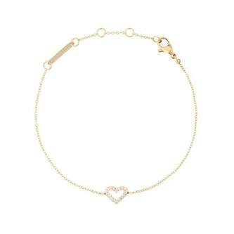 Půvabný pozlacený náramek se srdíčkem Mirelle DW00401617 Daniel Wellington