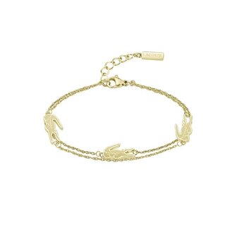 Dvojitý pozlacený náramek pro ženy 2040470 Lacoste