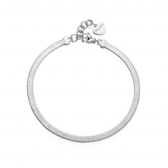 Jemný ocelový náramek na nohu Chunky SHK15 S Agapo