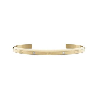 Módní pevný pozlacený náramek Classic Lumine DW004005 Daniel Wellington / Délka: 15,5 cm