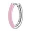 Růžová ocelová single náušnice Symphonie BYM120 Brosway