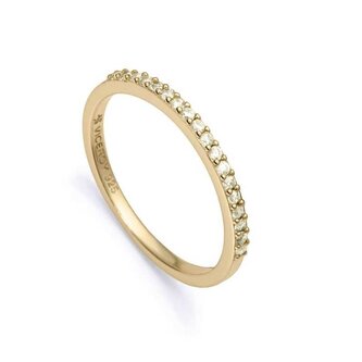 Elegantní pozlacený prsten se zirkony Clasica 9118A012 Viceroy / Obvod: 54 mm - 54 mm