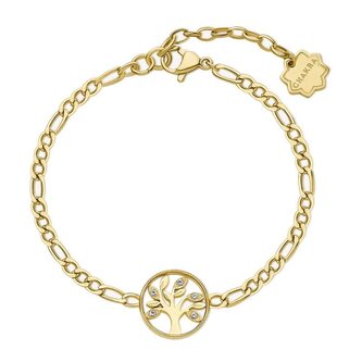 Pozlacený náramek Strom života Chakra BHKB144 Brosway