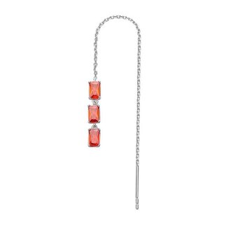 Dlouhá stříbrná single náušnice Fancy Vitamin Orange FVO14 Brosway