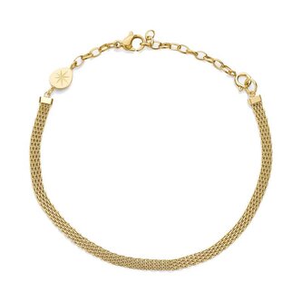 Jemný pozlacený náramek Essential BNL070 Brosway