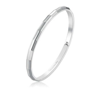 Minimalistický pevný náramek z oceli With You BWY2 Brosway / Průměr: 6 cm