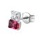 Elegantní stříbrná single náušnice Fancy Passion Ruby FPR07 Brosway