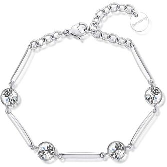 Třpytivý náramek s čirými krystaly Affinity BFF162 Brosway