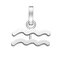 Ocelový přívěsek Vodnář The Pendant PE-Silver-Aquarius-S Rosefield