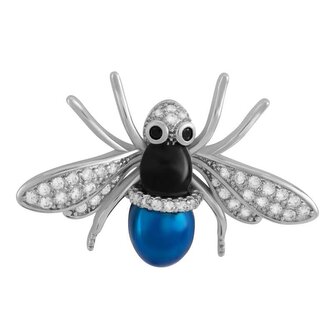 Hravá brož s krystaly Světluška KS-223 Troli