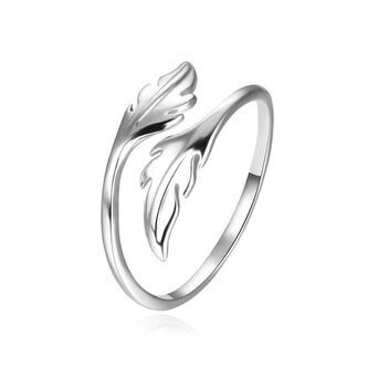 Otevřený stříbrný prsten s lístky AGT-R49X Agato / Obvod: 57 mm - 57 mm