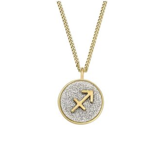 Pozlacený náhrdelník znamení Střelec JOA00954710 Fossil