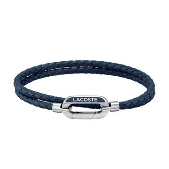 Pánský kožený náramek Starboard 2040112 Lacoste / Délka: 19 cm