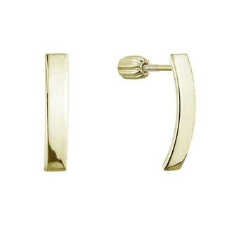 Něžné pozlacené visací náušnice 61065/AU Evolution Group