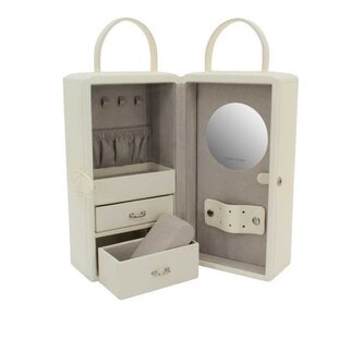 Luxusní bílá šperkovnice Milano 20141-9 Friedrich Lederwaren