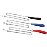 Vycházkové vodítko Steel pro psa XXL-4mm/120cm Červená