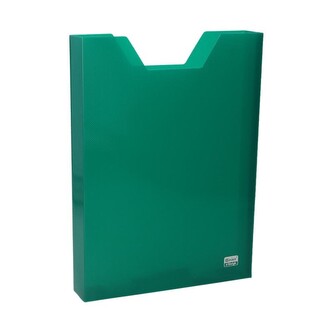 Přihrádka do školní tašky 23x32x4 cm, transparentní zelená