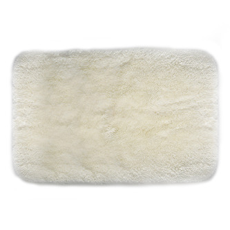 Spirella koupelnová předložka FINO, vysoký vlas, bílá, mikrovlákno, 70 x 120 cm