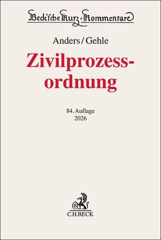 Zivilprozessordnung. ZPO