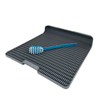 Integrovaná toaleta pro domácí mazlíčky L-55x60cm Šedá