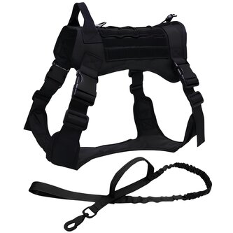 Taktický postroj s vodítkem Premium XL Night