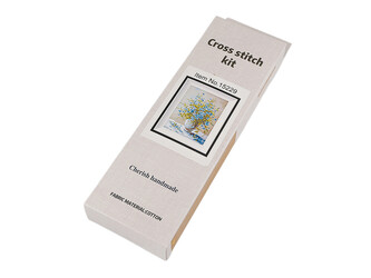 Sada na vyšívání s předtištěným motivem - 1 ks - 4 viz foto květy