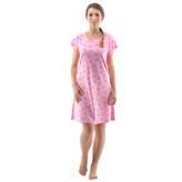 Dámská noční košile Gina růžová (19132-LRFMRF) XL