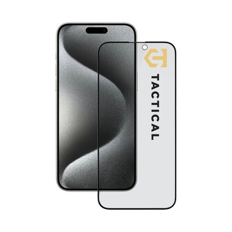 Tactical Glass Shield Privacy Stealth 5D sklo Apple iPhone 15 Pro Max černé