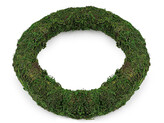 Mechový věnec Ø25 cm - 1 ks - zelená