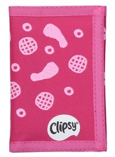 Dívčí peněženka RŮŽOVÁ, clipsy