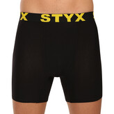 Pánské boxerky Styx long sportovní guma černé (UN6960) XL
