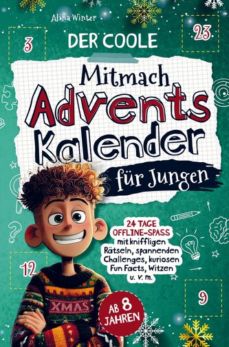 Der coole Mitmach-Adventskalender für Jungen