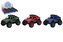 Auto terénní pick up plast 13cm na setrvačník 3 barvy 9ks v boxu