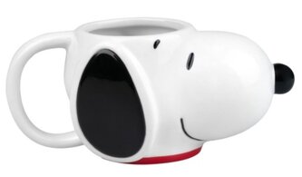 Keramický 3D hrnek Snoopy: Snoopyho hlava (objem 450 ml)