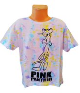 Dívčí tričko RŮŽOVÝ PANTER krátký rukáv růžovofialové, velikost: 164