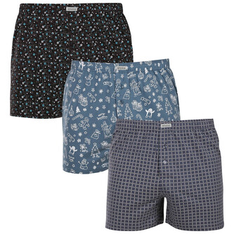 3PACK pánské trenky Andrie vícebarevné (PS 5818-6mix) XL