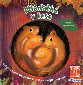 Mláďátka v lese - kniha s pružinkou