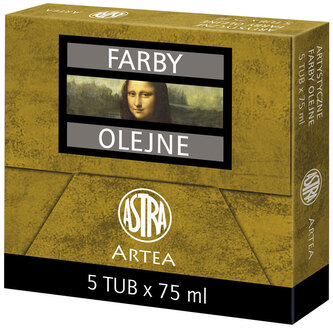 Farba olejna Artea biel tytan. tuba 75ml, Astra