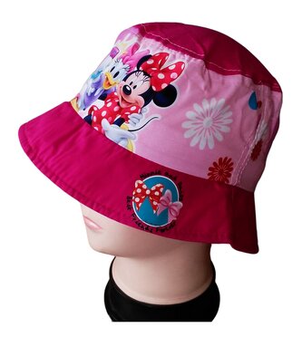 Dívčí klobouk MINNIE A DAISY růžový tmavý, růžová tmavá, velikosti: 54
