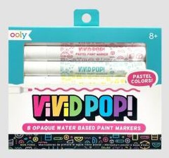 Markery Akrylowe Vivid Pop!! Pastelowe 8szt