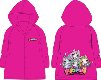 Dívčí pláštěnka POOPSIE růžová, velikost: 110/116
