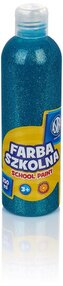 Farba szkolna 250 ml - brokatowa turkusowa, Astra