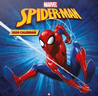 Oficiální nástěnný kalendář Marvel Comics: Spiderman 2026 - s plakátem (SQ 30 x 30|60 cm)