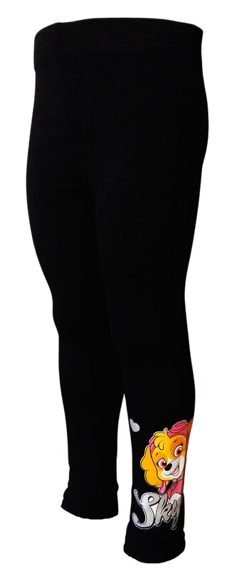 Dívčí legíny TLAPKOVÁ PATROLA Skye černé, velikost: 116/122
