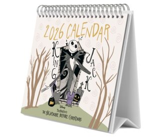 Oficiální stolní kalendář 2026 Disney: Ukradené Vánoce (20 x 17 cm)