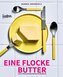 Eine Flocke Butter