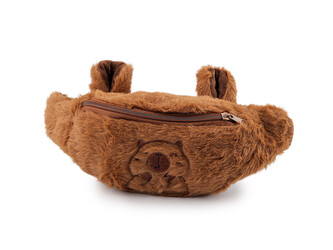 Kožešinová ledvinka kapybara 29x15 cm - 1 ks - 2 hnědá