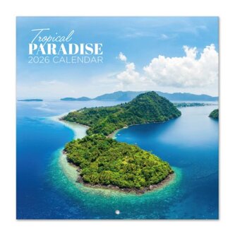 Oficiální nástěnný kalendář 2026: Tropický ráj (30 x 30|60 cm)